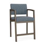 Lenox Steel Hip Chair with BRONZE Frame Finish and SERENE Upholstery