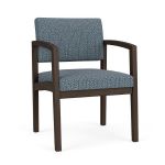 Lenox Wood Guest Chair with MOCHA Frame Finish and SERENE Upholstery