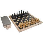 Deluxe Chess and Checker Set