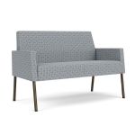 Mystic Lounge Loveseat with BRONZE Frame Finish and FOG Upholstery