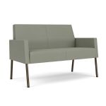 Mystic Lounge Loveseat with BRONZE Frame Finish and EUCALYPTUS Upholstery