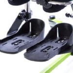 Size 1 - Multi-Adjustable Foot Plates with Foot Holders (9.75 in. L x 4 in. W), Pair (Required for Mast with Leg Abduction)