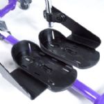 Size 2 - Multi-Adjustable Foot Plates with Foot Holders (11.75 in. L x 5 in. W), Pair (Required for Mast with Leg Abduction)