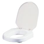 Etac Hi-Loo Raised Toilet Seat with Lid, 2.5 in. (6 cm)