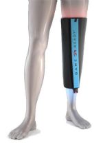 Knee Straight with ATX<br>
ONE SIZE FITS MOST<br>
<i>(17 inches long, with a 32 inch circumference at the top, and a 24 inch circumference at the bottom. Will fit either leg)</i>
