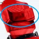 Pads for Head/Lateral Support - Red