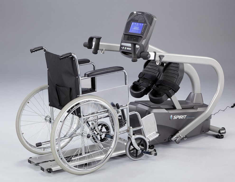 handicap accessible recumbent exercise bike
