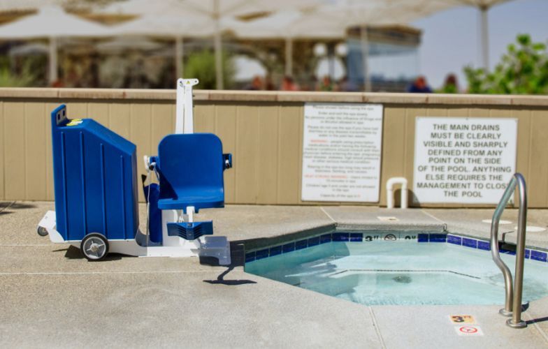 Best Pool Lifts ADA Compliant For Handicap Swimming & Spas