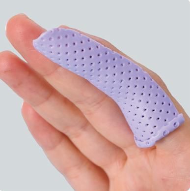 aquaplast material splinting watercolors splint thermoplastic splints hand sheets rehabmart