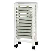 Large Vertical Locking Medical Chart Rack