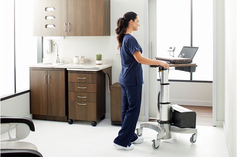 Midmark Height Adjustable Multi Use Workstation For Pc Or Laptop