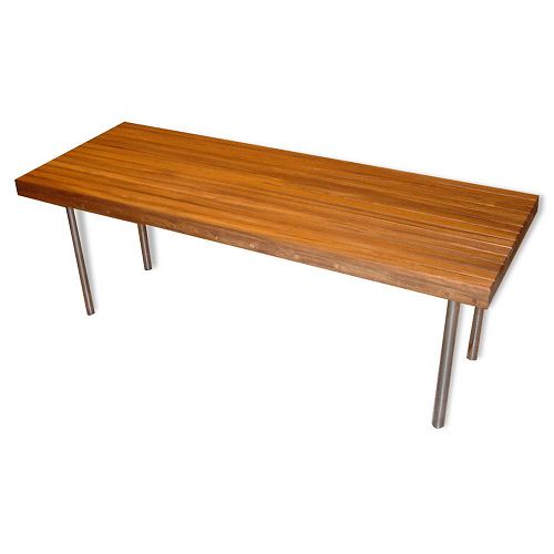 Commercial Legged Teak Bench On Sale Free Shipping