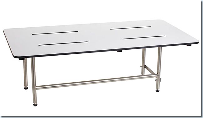 Stainless Steel Ada Folding Dressing Bench