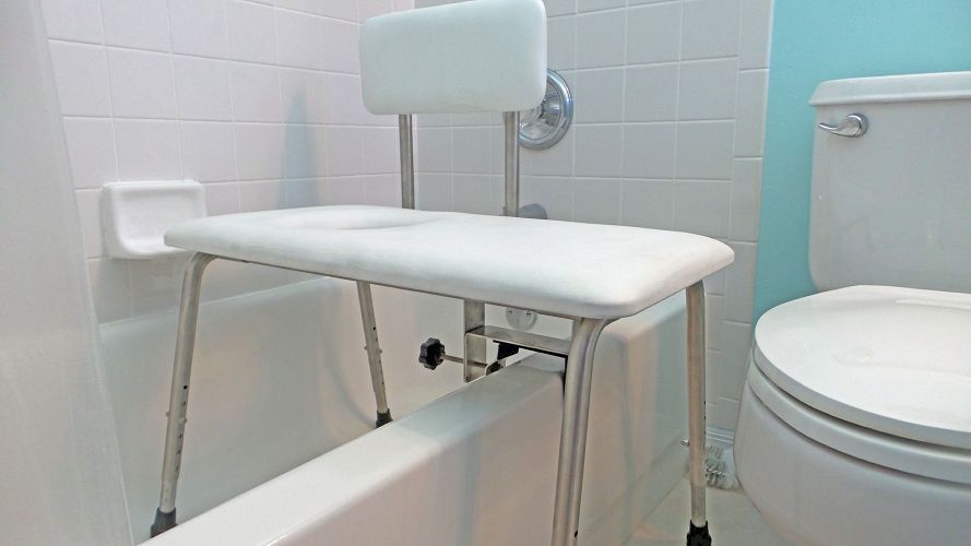 Portable Bathroom Bench With Potty Hole Free Shipping