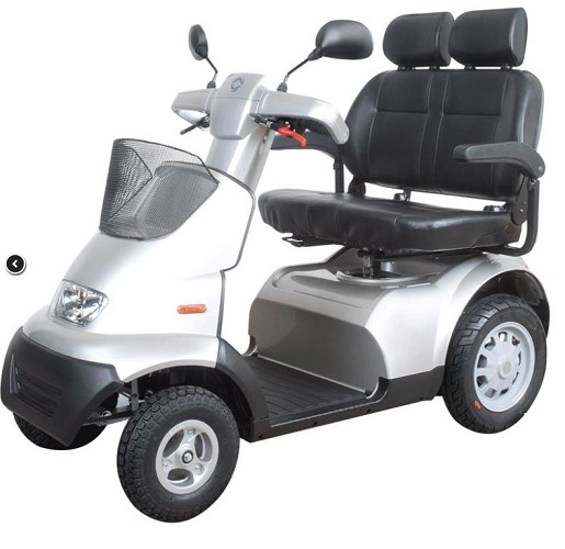 Afiscooter S 4-wheel with dual seat