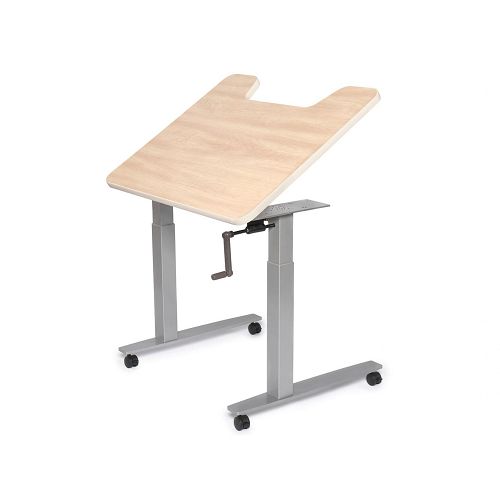 Personal Work Table With Tilt Top And Recess