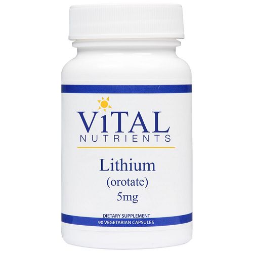 Lithium Orotate Vitamin Supplement For Mental And Behavioral Health
