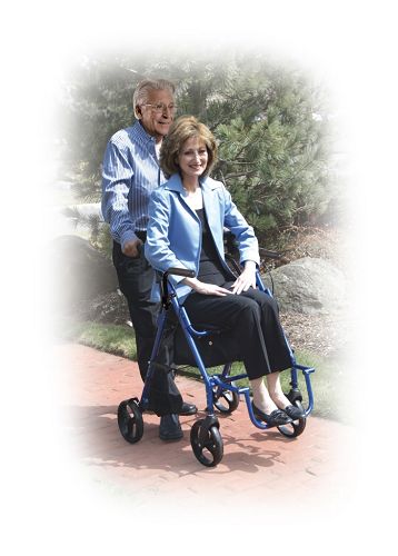 Drive Medical Duet Rollator Transport Chair