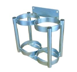 Inline Oxygen Cylinder Wall Mount Racks Free Shipping