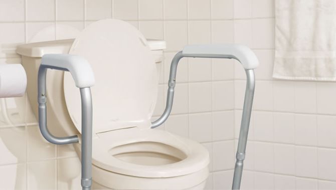 Aquasense Adjustable Toilet Safety Rails