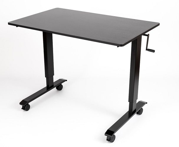 Luxor Crank Adjustable Stand Up Desk 48 Inches Wide