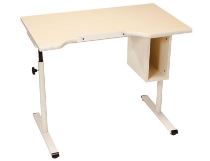 Knob Adjusted Wheelchair Accessible Therapy Tables