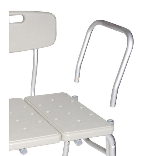 Drive Medical Plastic Tub Transfer Bench With Backrest