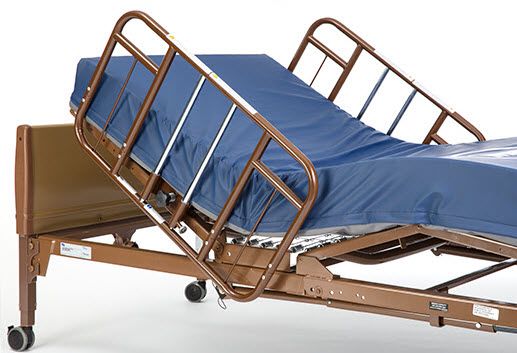 Clamp On Half Length Bed Rail For Invacare Beds