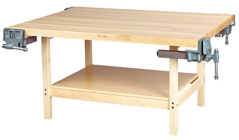 4 Person Maple Top Workbench For Sale Free Shipping